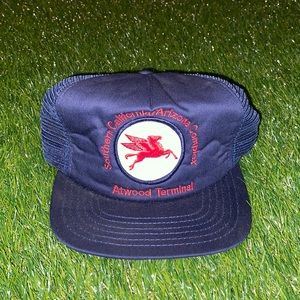 Vintage Mobil racing SnapBack hat